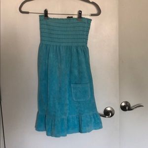 Juicy Coutour blue pool cover up